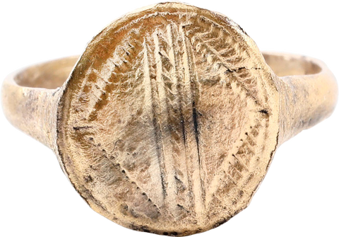 MEDIAVEL (BYZANTINE) CHRISTIAN RING, 5TH-9TH CENTURY AD, SIZE 10 ¼ - Fagan Arms
