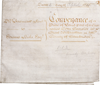 ENGLISH PARCHMENT LEGAL DOCUMENT, INDENTURE, APRIL 5 1845 - Fagan Arms