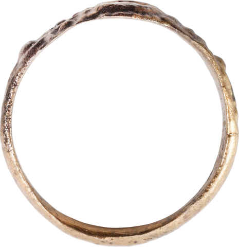 EUROPEAN BETROTHAL RING 16TH-17TH CENTURY, SIZE 8 ¾ - Fagan Arms