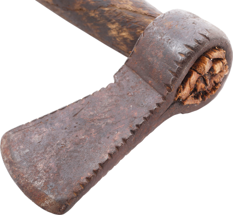 RARE COLONIAL AMERICAN BELT OR POUCH AXE LATE 17TH-18TH CENTURY - Fagan Arms