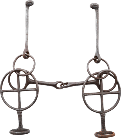 JAPANESE SAMURAI IRON HORSE BIT, EDO PERIOD - Fagan Arms