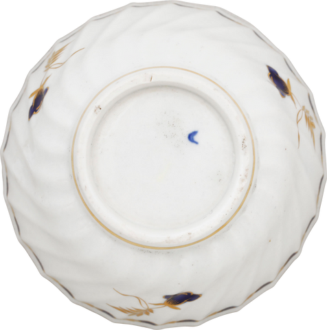SECOND PERIOD WORCESTER TEA CUP AND SAUCER 1783-88 - Fagan Arms