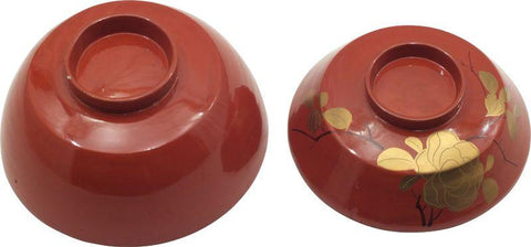 ANTIQUE JAPANESE LACQUERED COVERED BOWL - Fagan Arms