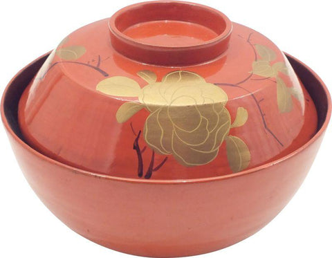 ANTIQUE JAPANESE LACQUERED COVERED BOWL - Fagan Arms