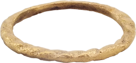 VIKING ROPED OR TWIST WEDDING RING, C.866-1067 AD, SIZE 9 1/2 - The History Gift Store