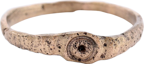 ROMAN EVIL EYE RING, 1ST-3RD C. AD, SIZE 9 - The History Gift Store