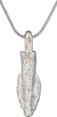 FINE GREEK ARROWHEAD PENDANT NECKLACE, C.8TH-3RD CENTURY BC - The History Gift Store