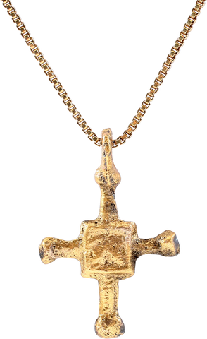 EUROPEAN CONVERT'S CROSS NECKLACE 9TH-10TH CENTURY - The History Gift Store