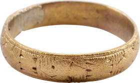 EUROPEAN WEDDING RING C.1400-60 SIZE 8 3/4 - The History Gift Store