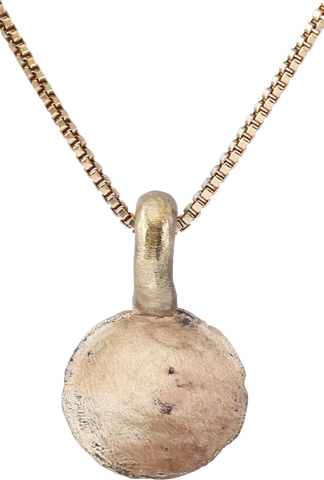 ROMAN WHEEL OF FORTUNE AMULET NECKLACE, 5TH-8TH CENTURY AD - The History Gift Store