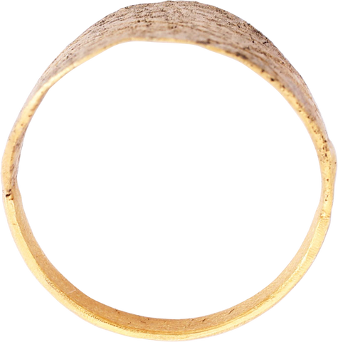 RARE VIKING WARRIOR’S SHIELD RING, 10TH CENTURY AD, SIZE 10 - The History Gift Store