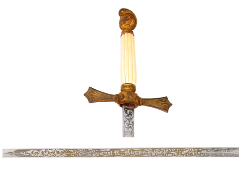 NEW YORK MILITIA PRESENTATION SWORD 1912 - The History Gift Store