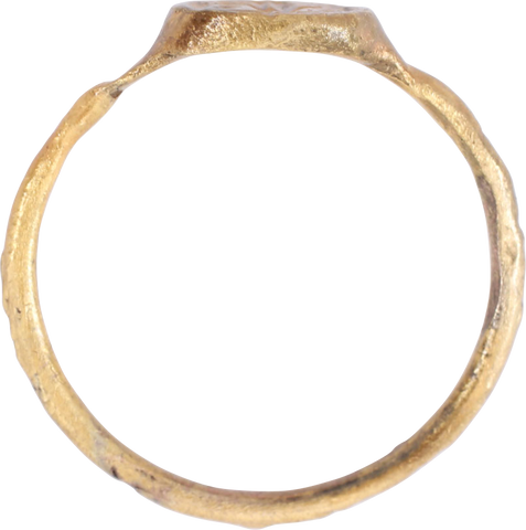 MEDIEVAL EUROPEAN CHRISTIAN RING 9TH-11TH CENTURY SIZE 9 1/2 - The History Gift Store