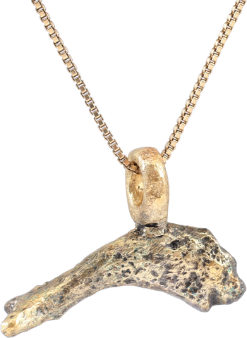 ROMAN GILT DOLPHIN PENDANT C.100-300 AD - The History Gift Store
