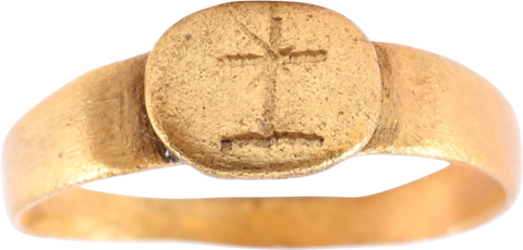 LATE MEDIEVAL CHRISTIAN RING, 15th-16th CENTURY, SIZE 7 3/4 - The History Gift Store