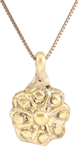 FINE ROMAN/BYZANTINE WHEEL OF FORTUNE NECKLACE, 5th-8th CENTURY AD - The History Gift Store