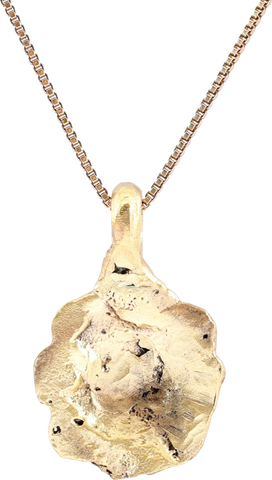 FINE ROMAN/BYZANTINE WHEEL OF FORTUNE NECKLACE, 5th-8th CENTURY AD - The History Gift Store