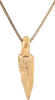 HELLENISTIC GREEK ARROWHEAD PENDANT NECKLACE, 300 - 100 BC - The History Gift Store