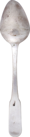 AMERICAN COLONIAL OR FEDERAL SILVER SPOON C.1785-1810 - The History Gift Store