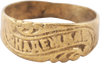 GREEK/BALKAN BETROTHAL RING, 18TH-19TH CENTURY, SIZE 9 3/4 - The History Gift Store