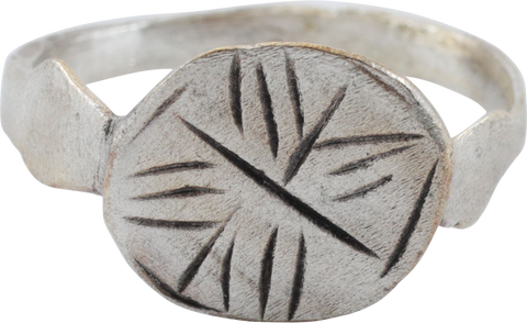 EUROPEAN CHRISTIAN RING, 1400-1600 SIZE 9 1/2 - The History Gift Store
