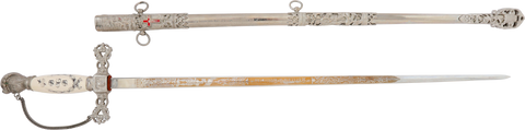 KNIGHT’S TEMPLAR SWORD FIRST HALF OF THE 20TH CENTURY - The History Gift Store