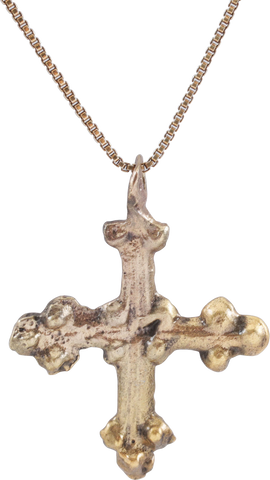 FINE EARLY EUROPEAN CHRISTIAN CONVERT’S CROSS NECKLACE, 9TH-11TH CENTURY AD - The History Gift Store