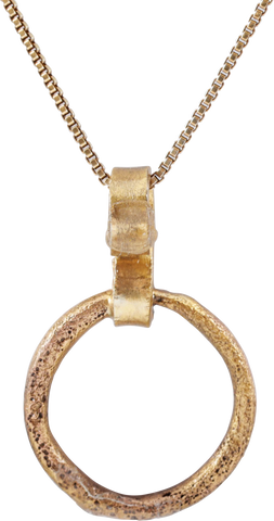 CELTIC PROSPERITY RING NECKLACE C.400-100 BC - The History Gift Store