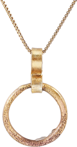 CELTIC PROSPERITY RING NECKLACE C.400-100 BC - The History Gift Store