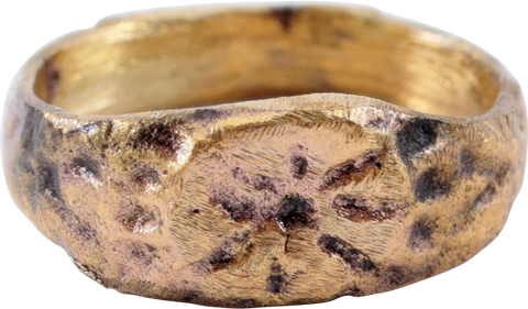 LATE ROMAN, MEDIEVAL CHRISTIAN CHILD’S RING, C.5th-8th CENTURY, SIZE 1 - The History Gift Store
