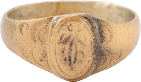 LATE MEDIEVAL WOMAN'S FASHION RING, SIZE 9 1/2 - The History Gift Store