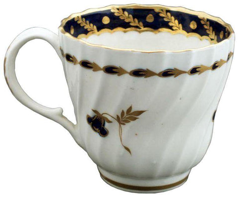 ENGLISH EXPORT TEA CUP, DR. WALL WORCESTER C.1770-80 - The History Gift Store