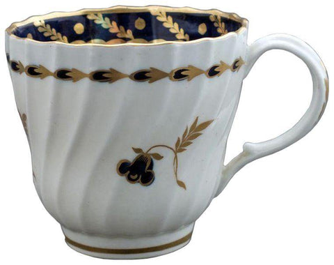 ENGLISH EXPORT TEA CUP, DR. WALL WORCESTER C.1770-80 - The History Gift Store