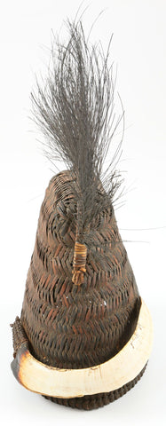 NAGA HEADHUNTER’S WICKER HELMET/HAT - The History Gift Store