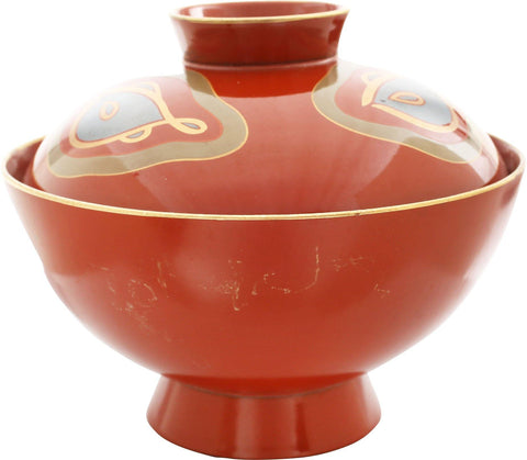 JAPANESE LACQUER BOWL AND COVER. - The History Gift Store