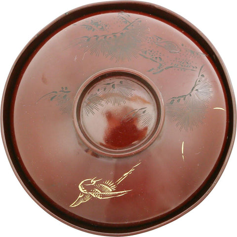 JAPANESE LACQUER BOWL AND COVER - The History Gift Store