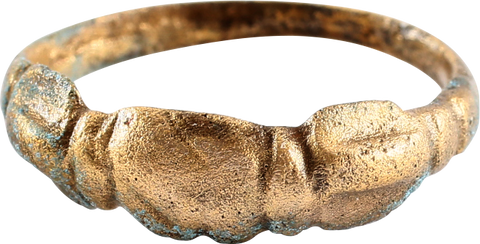 MEDIEVAL EUROPEAN WEDDING RING C.1500-1700, SIZE 7 1/4 - The History Gift Store