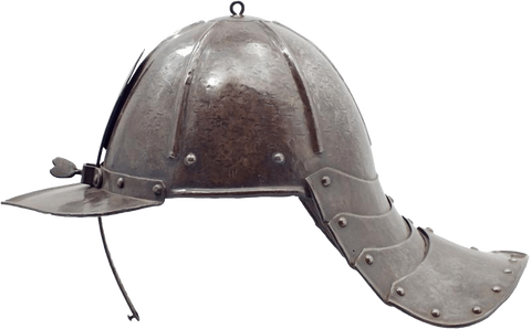 A EUROPEAN LOBSTERTAIL HELMET C.1630-50. - The History Gift Store