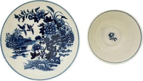 ENGLISH EXPORT PORCELAIN TEA BOWL AND UNDER BOWL - The History Gift Store