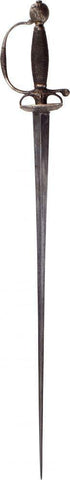ENGLISH SILVER HILTED SMALLSWORD C.1757-8 - The History Gift Store
