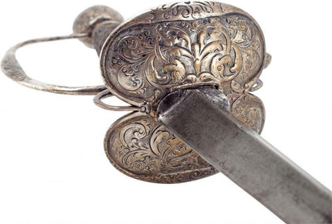 ENGLISH SILVER HILTED SMALLSWORD C.1757-8 - The History Gift Store