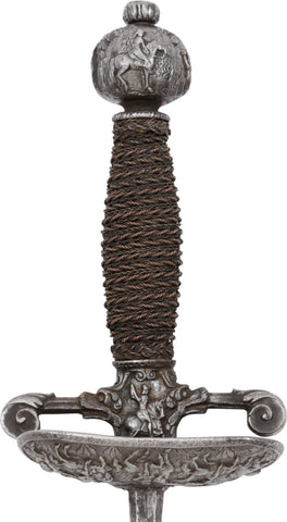 FINELY CHISELED NORTH EUROPEAN RAPIER C.1660 - The History Gift Store