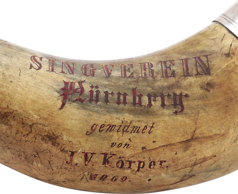 Rare and Important German Silver Mounted Trophy of the Nuremberg Singing Club - The History Gift Store