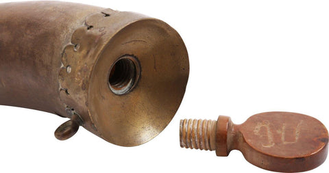 EASTERN EUROPEAN GUNNER’S POWDER FLASK C.1850 - The History Gift Store