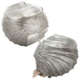 PAIR OF GOTHIC PAULDRONS - Fagan Arms