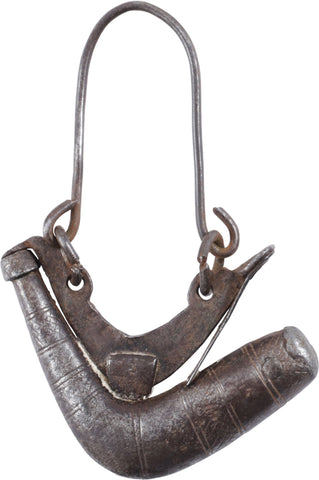 18th CENTURY INDOPERSIAN PRIMING FLASK FOR MATCHLOCK MUSKET - The History Gift Store