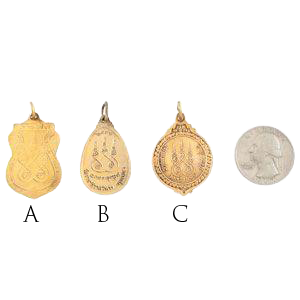 SIAMESE BUDDHIST MONK AMULET - Fagan Arms