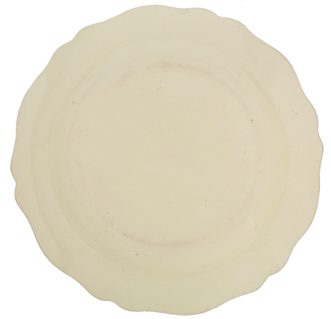ENGLISH CREAMWARE PLATE, 18TH-EARLY 19TH CENTURY - The History Gift Store