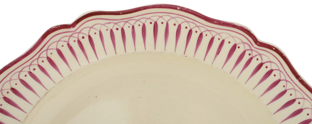 ENGLISH CREAMWARE PLATE, 18TH-EARLY 19TH CENTURY - The History Gift Store