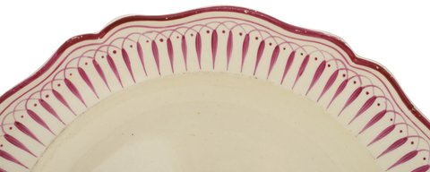 ENGLISH CREAMWARE PLATE, 18TH-EARLY 19TH CENTURY - The History Gift Store